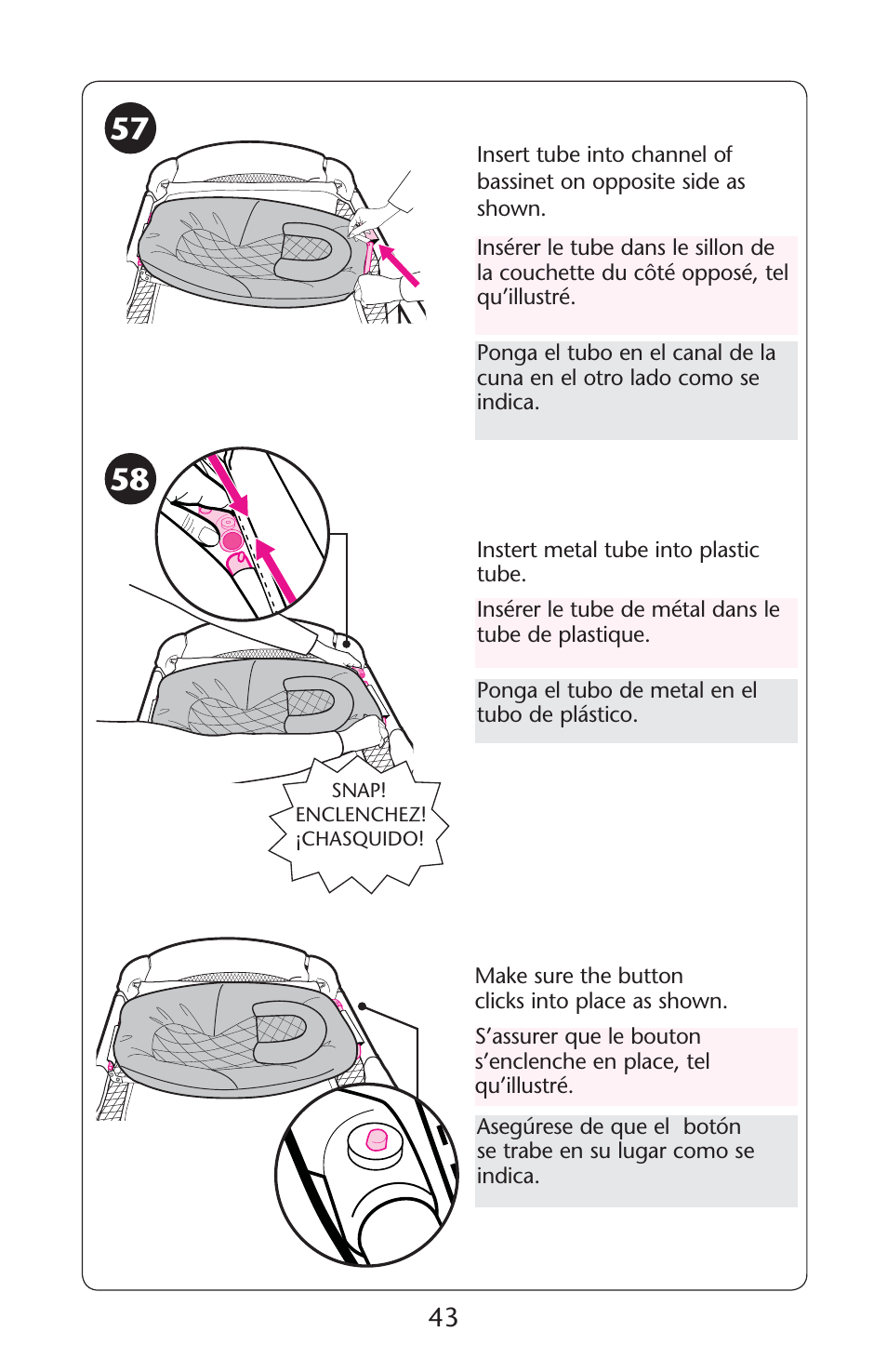 Graco Pack 'n Play ISPP119AC User Manual | Page 43 / 52