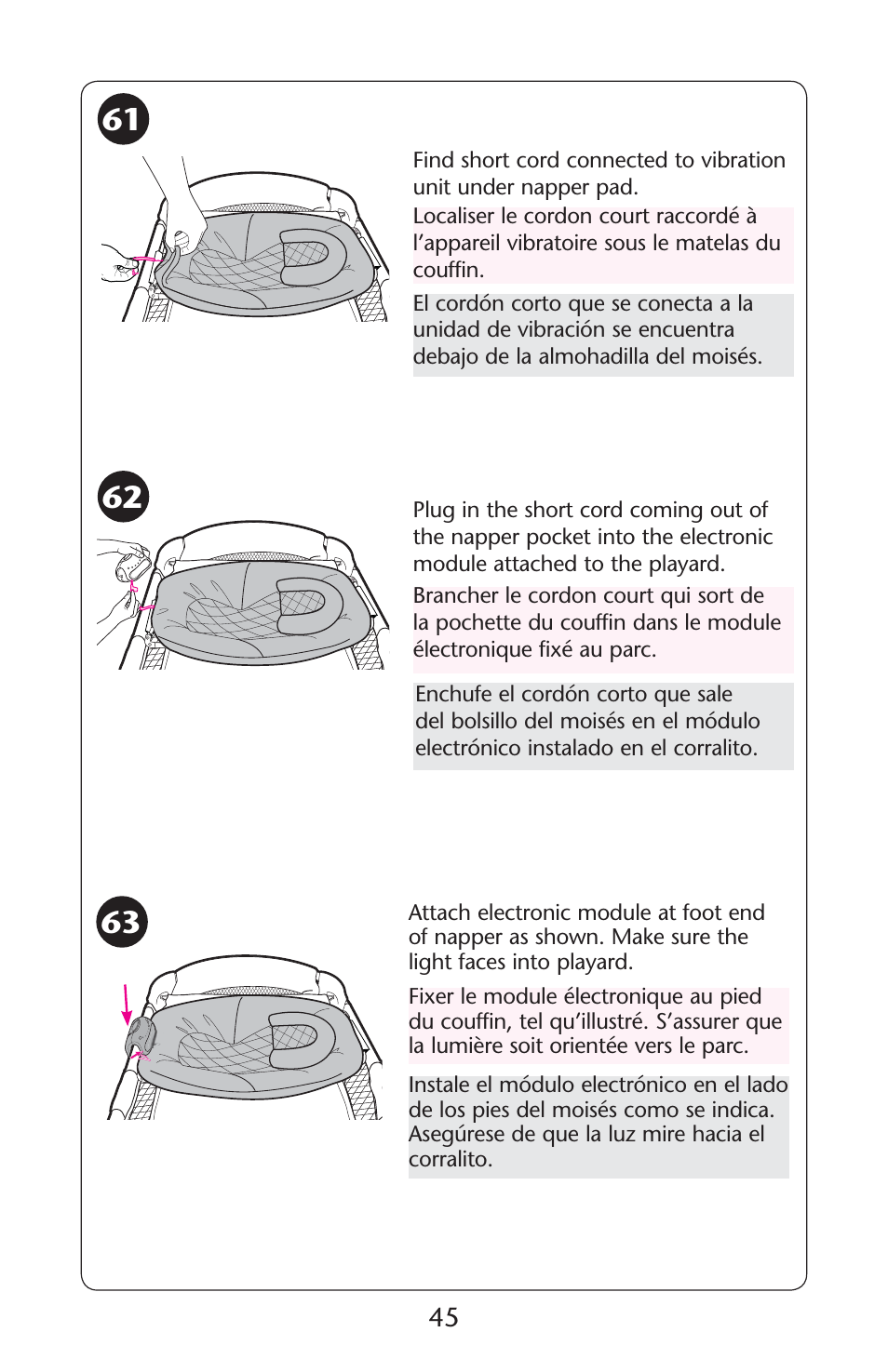 Graco Pack 'n Play ISPP119AC User Manual | Page 45 / 52