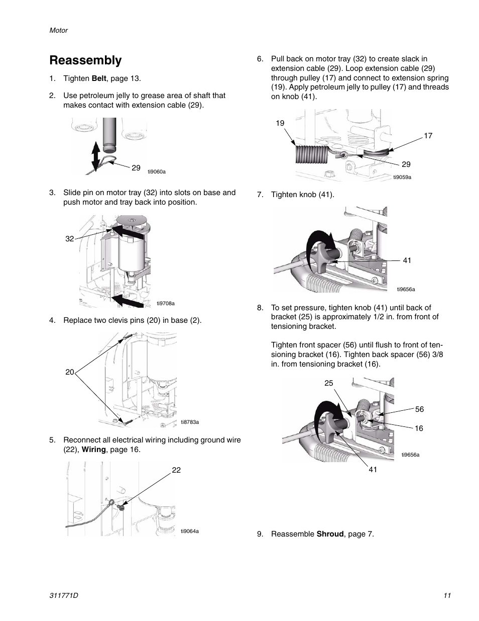 Reassembly | Graco RTX-650 User Manual | Page 11 / 20