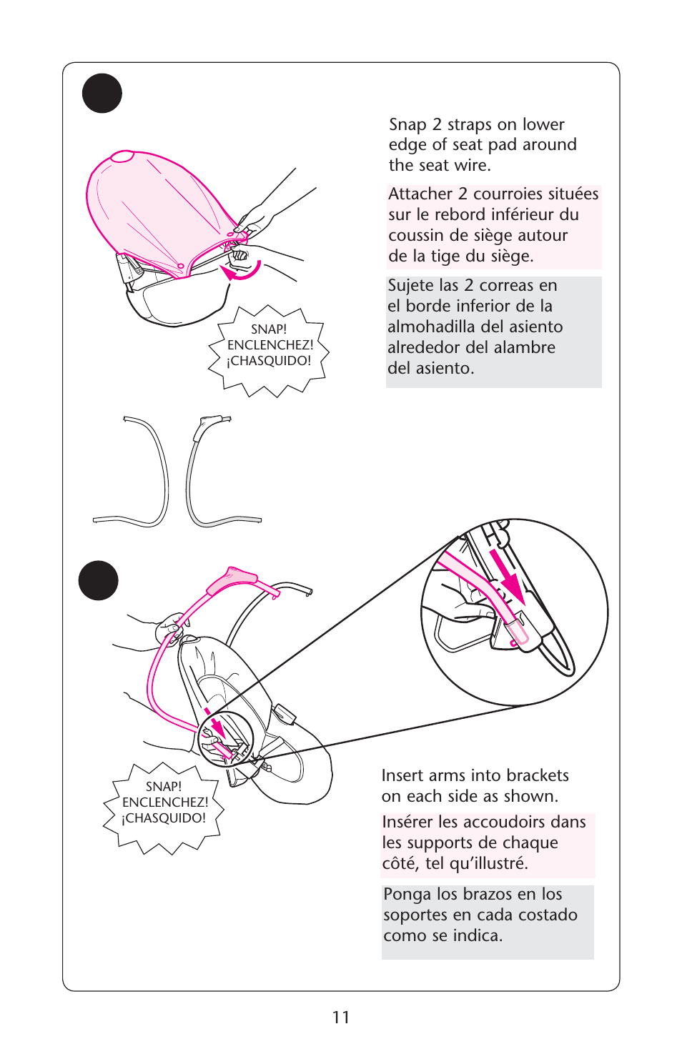 Graco Lovin' Hug PD120910A User Manual | Page 11 / 48