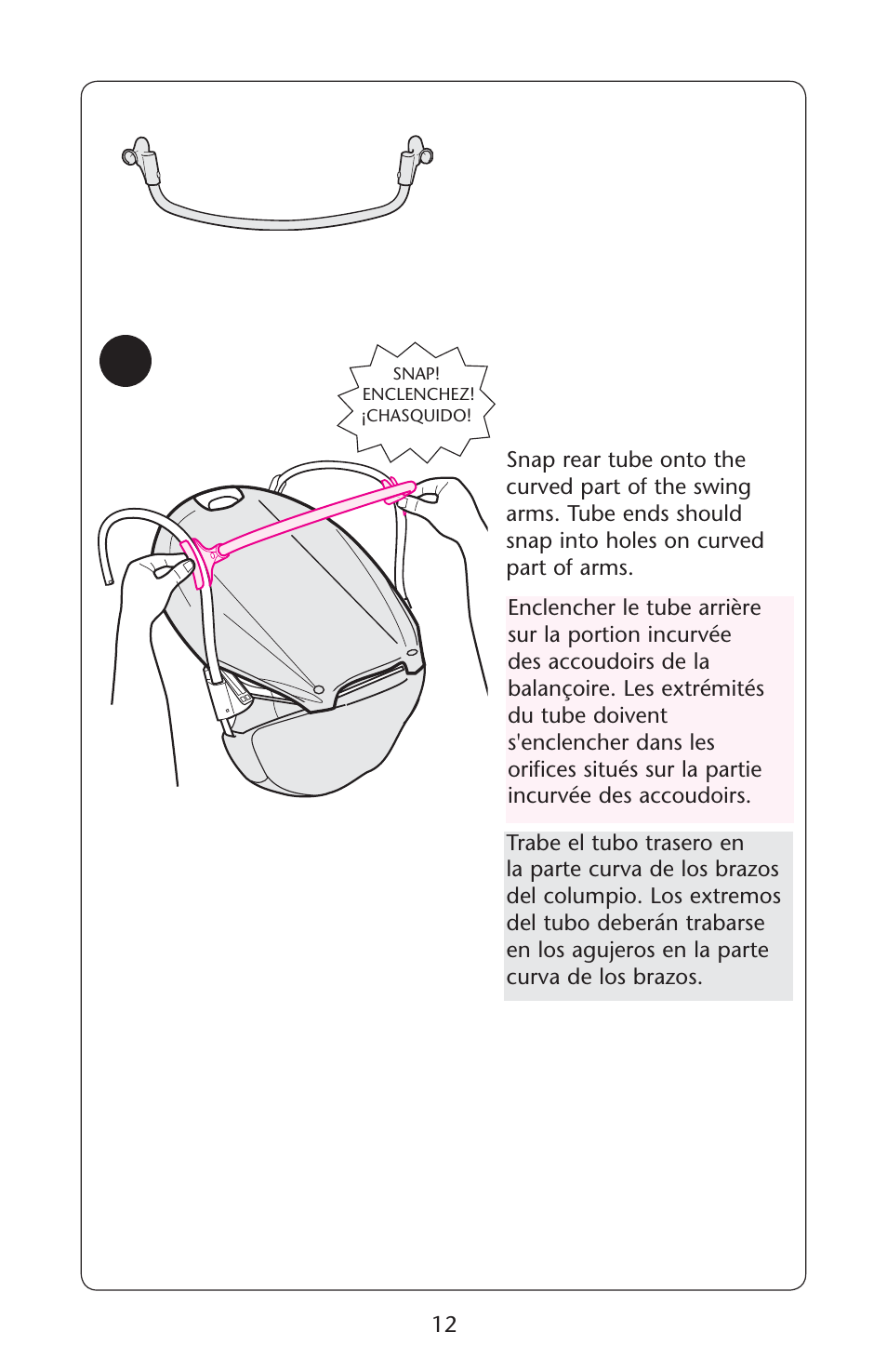 Graco Lovin' Hug PD120910A User Manual | Page 12 / 48