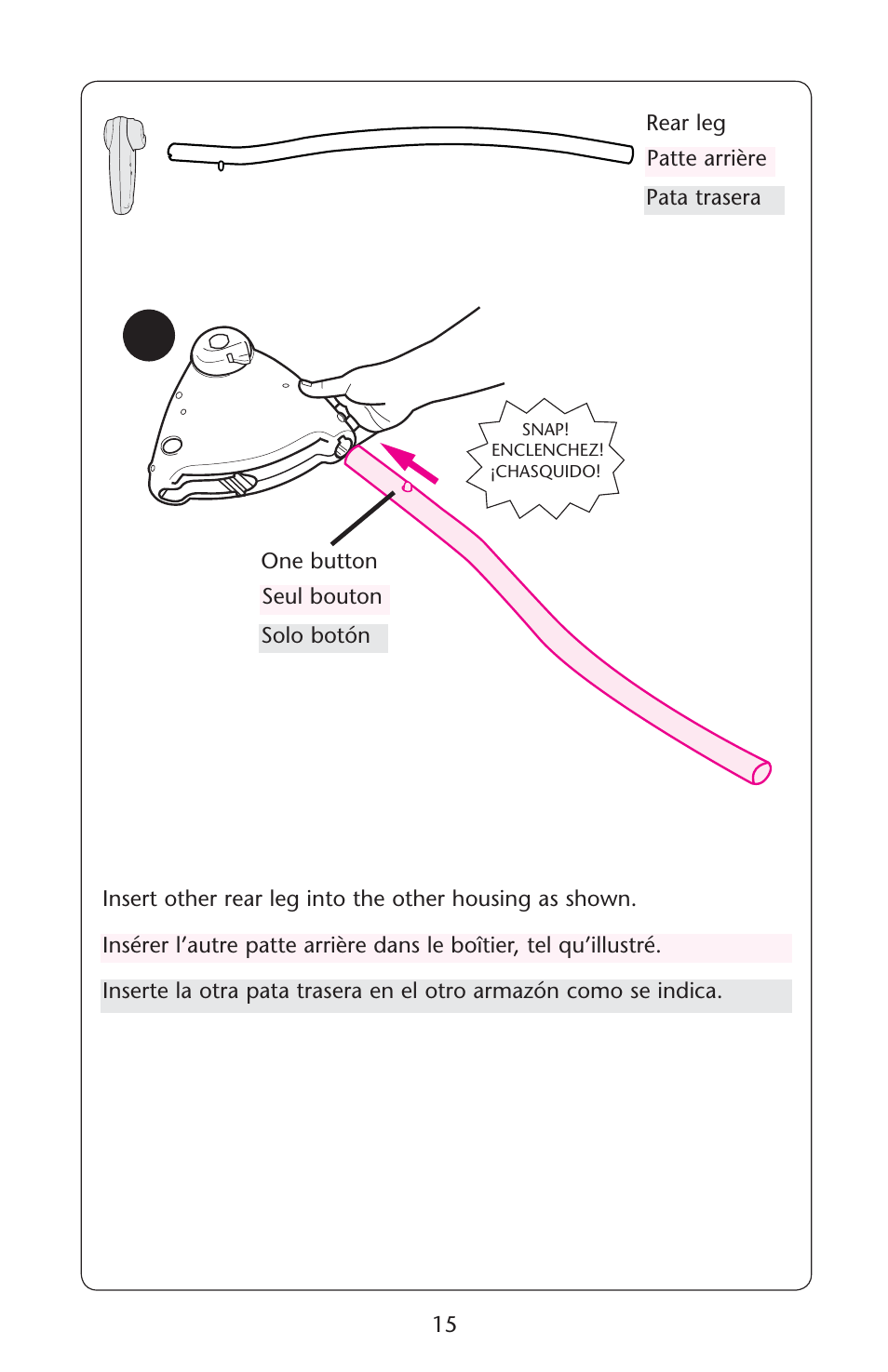 Graco Lovin' Hug PD120910A User Manual | Page 15 / 48