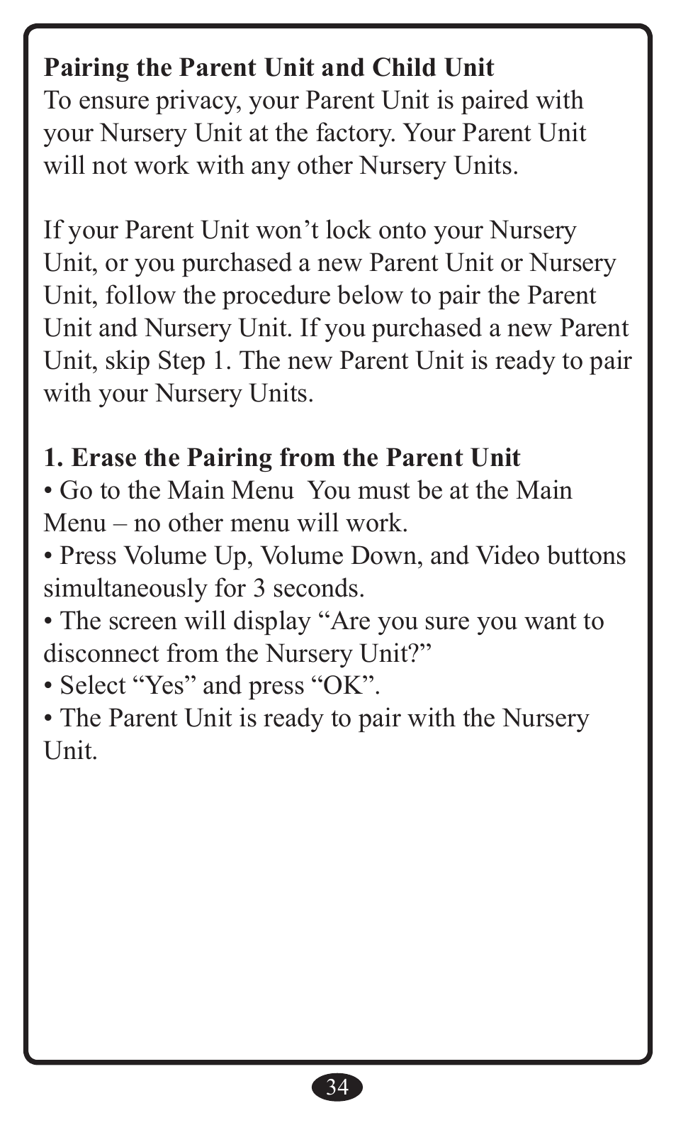 Graco 2797 User Manual | Page 34 / 73
