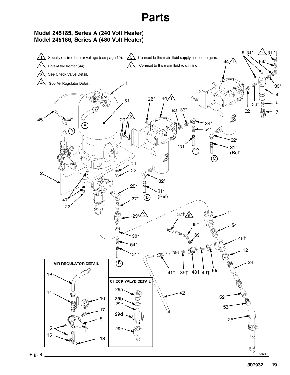 Parts | Graco Bulldog 245187 User Manual | Page 19 / 22