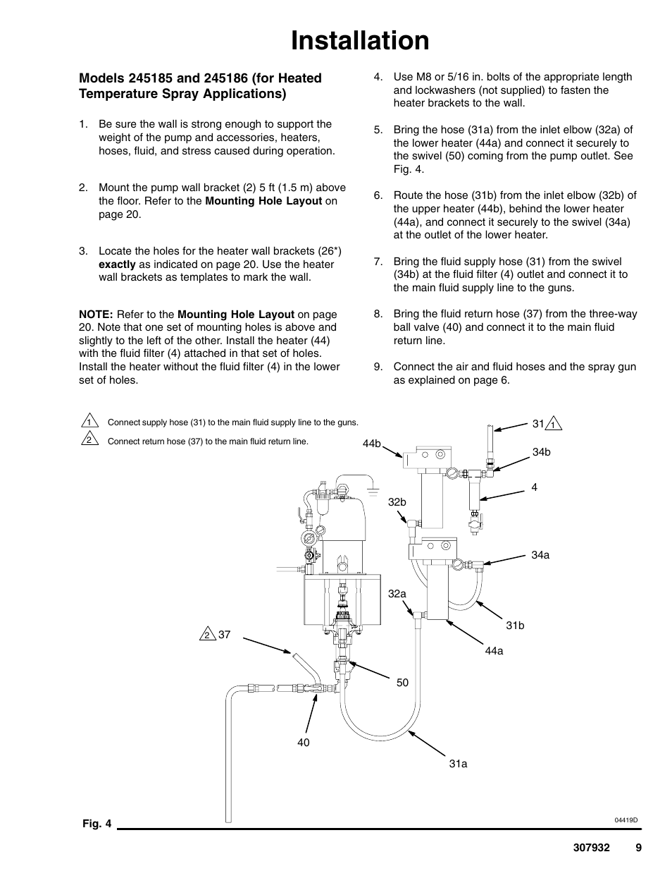 Installation | Graco Bulldog 245187 User Manual | Page 9 / 22