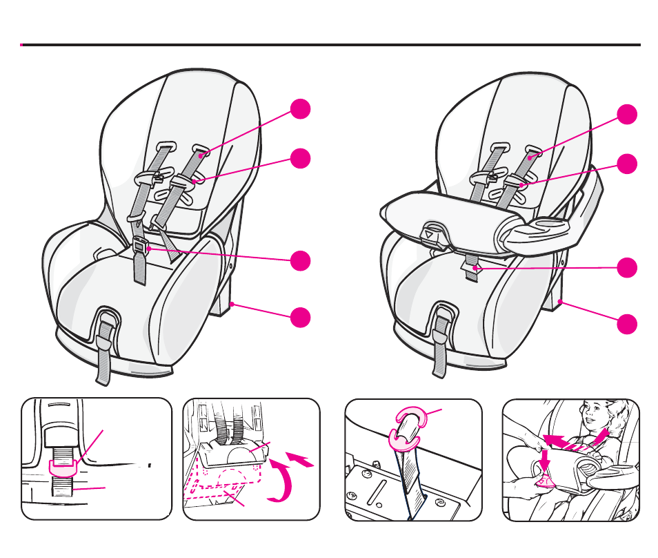 Operaciones y ajustes | Graco ComfortSport ISPC099BA User Manual | Page 65 / 92