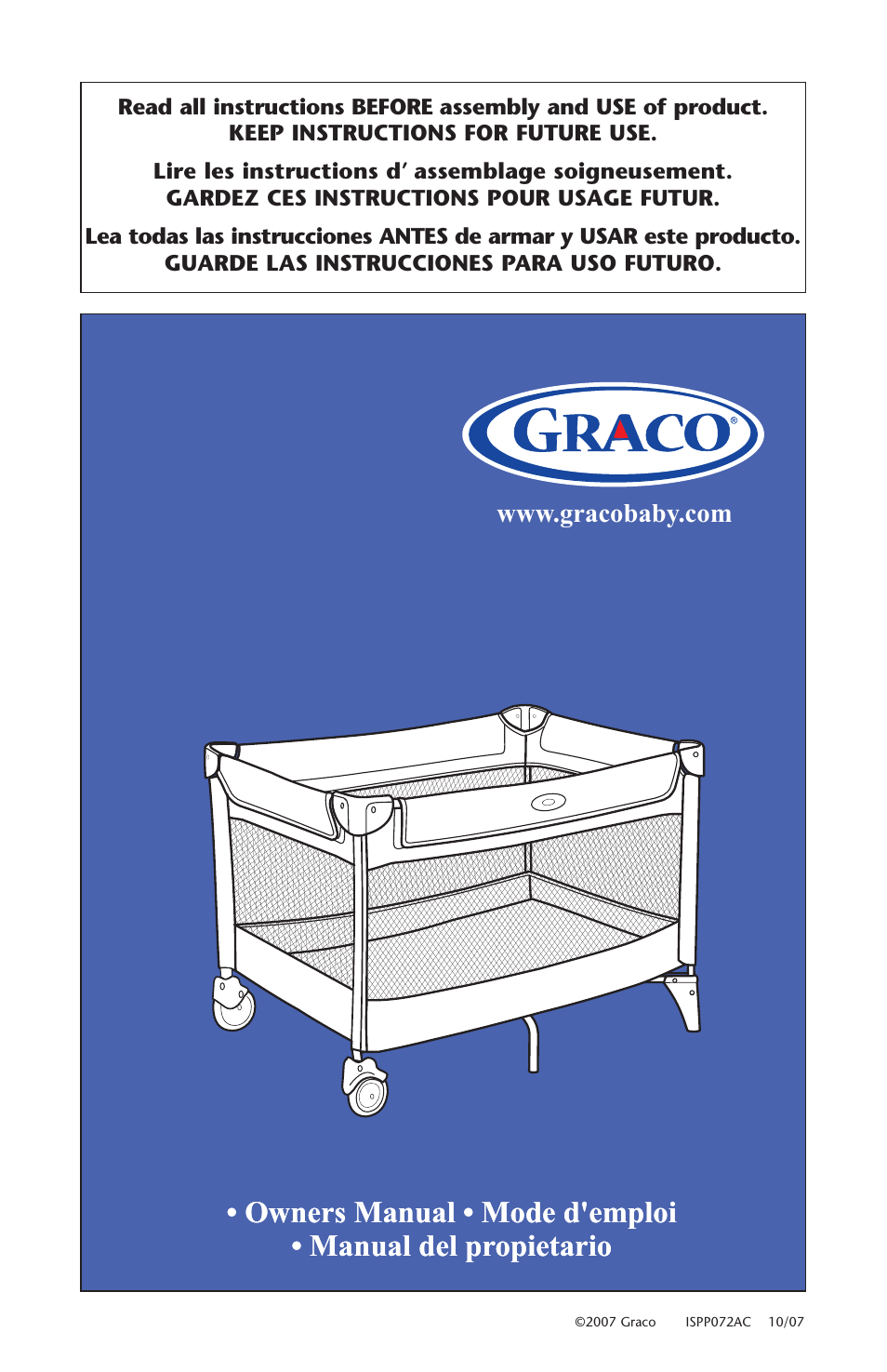 Graco Pack 'n Play 9351RSH User Manual | 28 pages