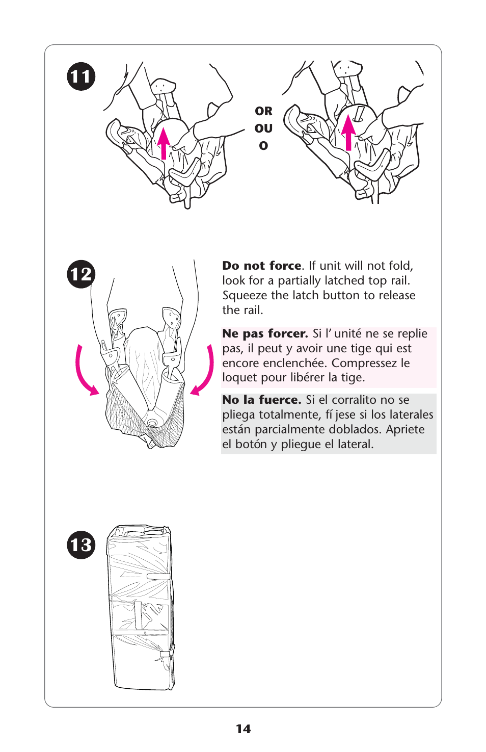 Graco Pack 'n Play 9351RSH User Manual | Page 14 / 28