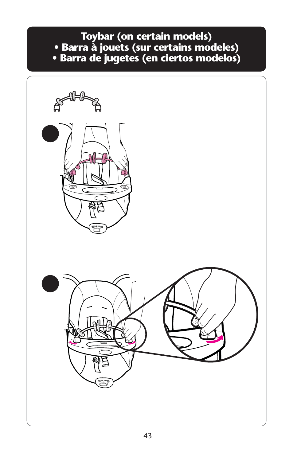 Graco Lovin' Hug 1760954 User Manual | Page 43 / 48