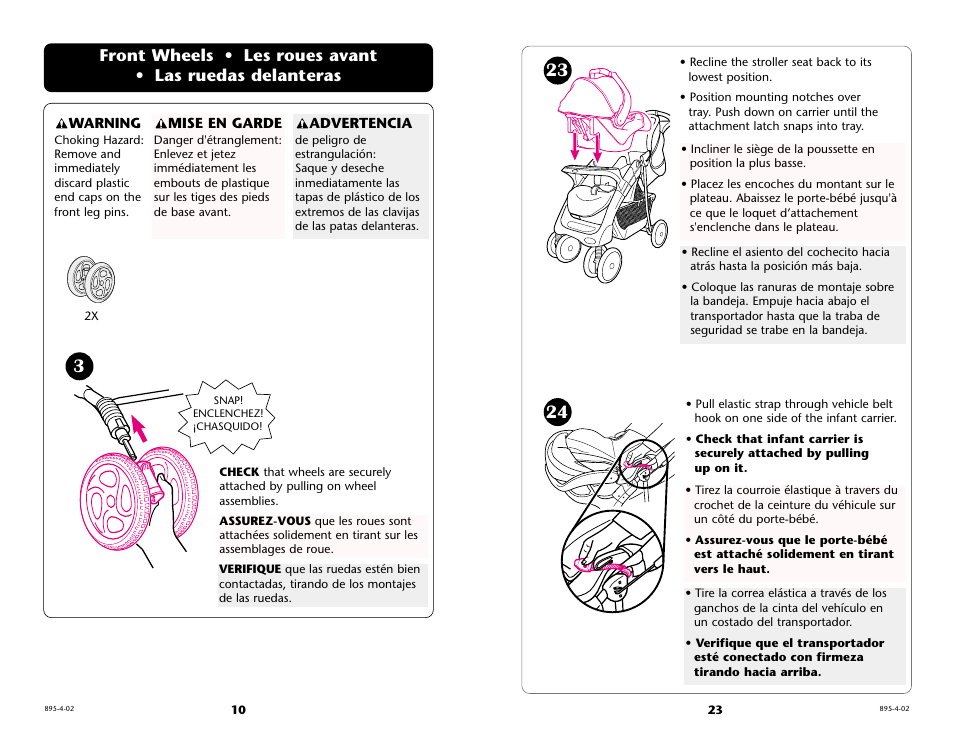 Graco 6974 User Manual | Page 23 / 32