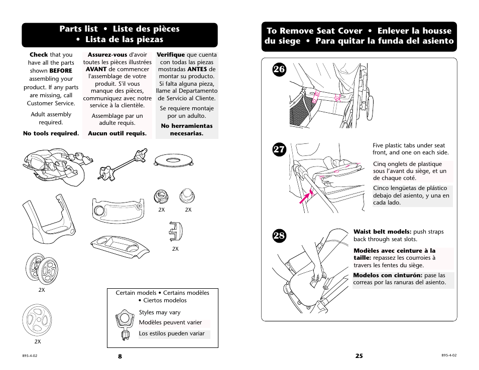 Graco 6974 User Manual | Page 8 / 32