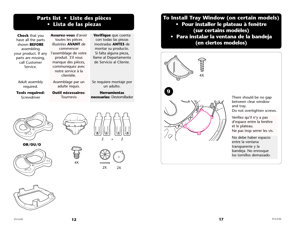 Graco 4511 User Manual | Page 17 / 28