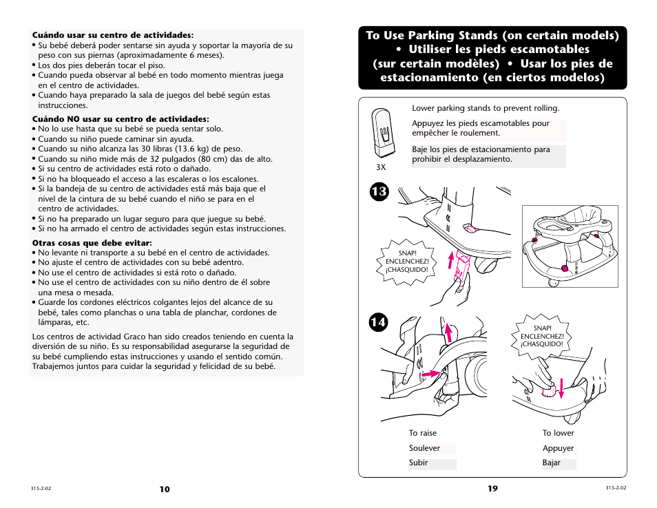Graco 4511 User Manual | Page 19 / 28