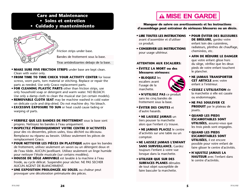 Graco 4511 User Manual | Page 24 / 28