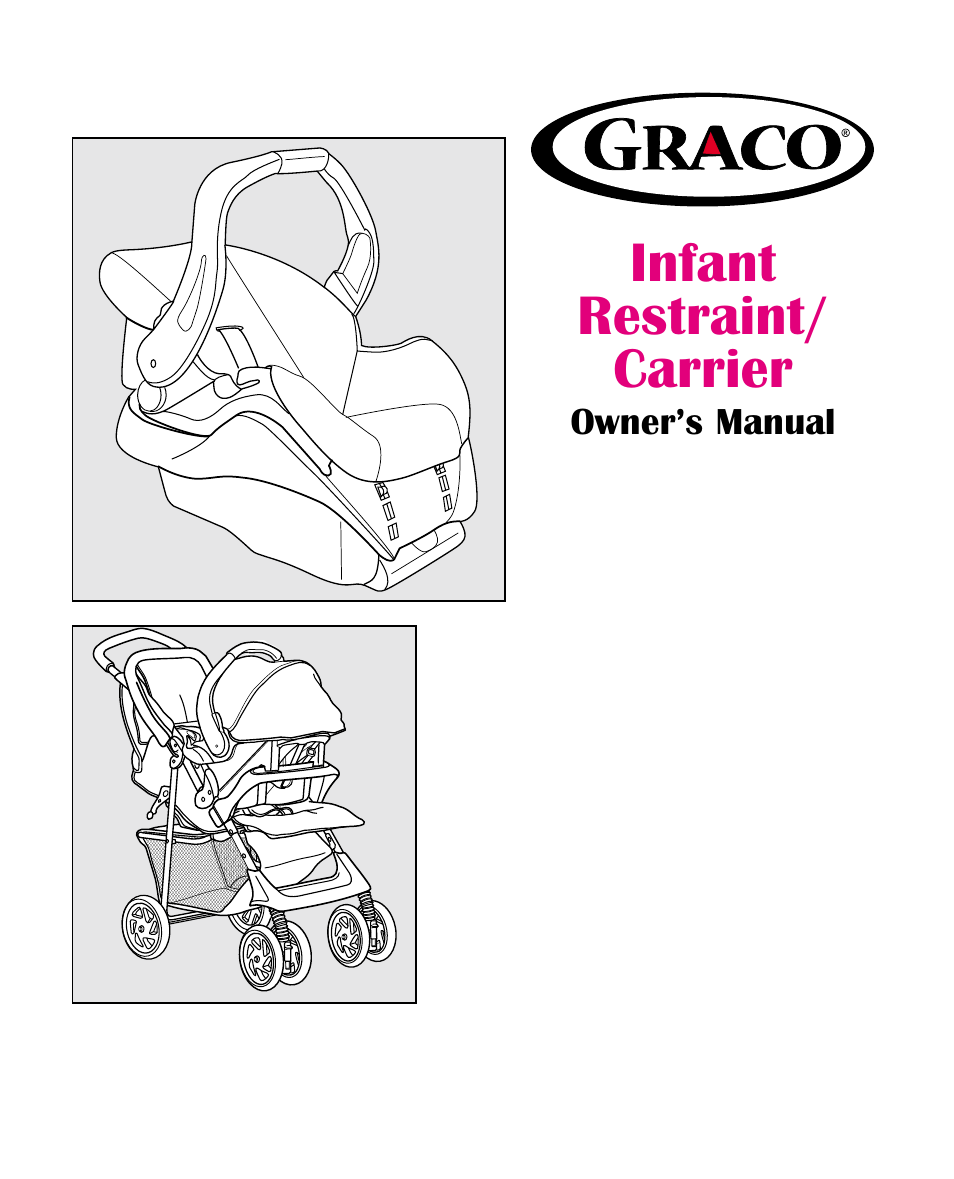 Infant restraint/ carrier, Ispc025bb | Graco 6900 User Manual | Page 33 / 112