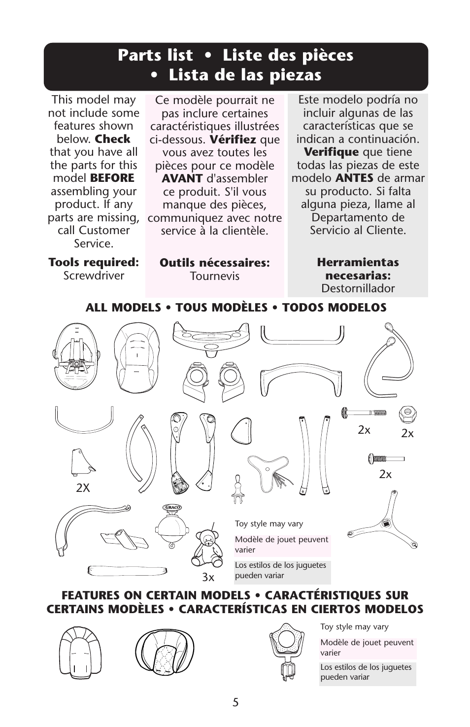 Graco ISPS035AB User Manual | Page 5 / 40