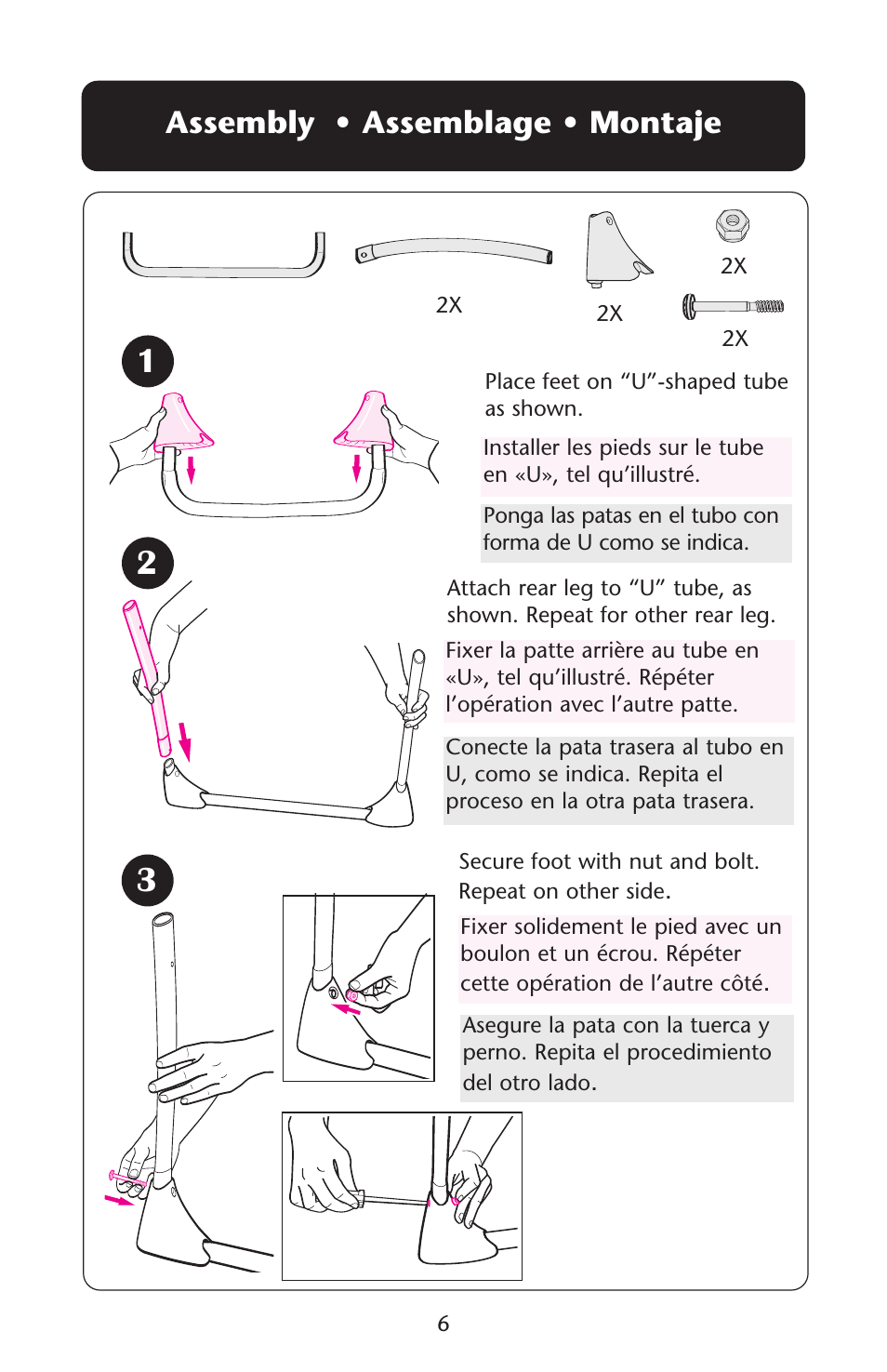 Assembly • assemblage • montaje | Graco ISPS035AB User Manual | Page 6 / 40
