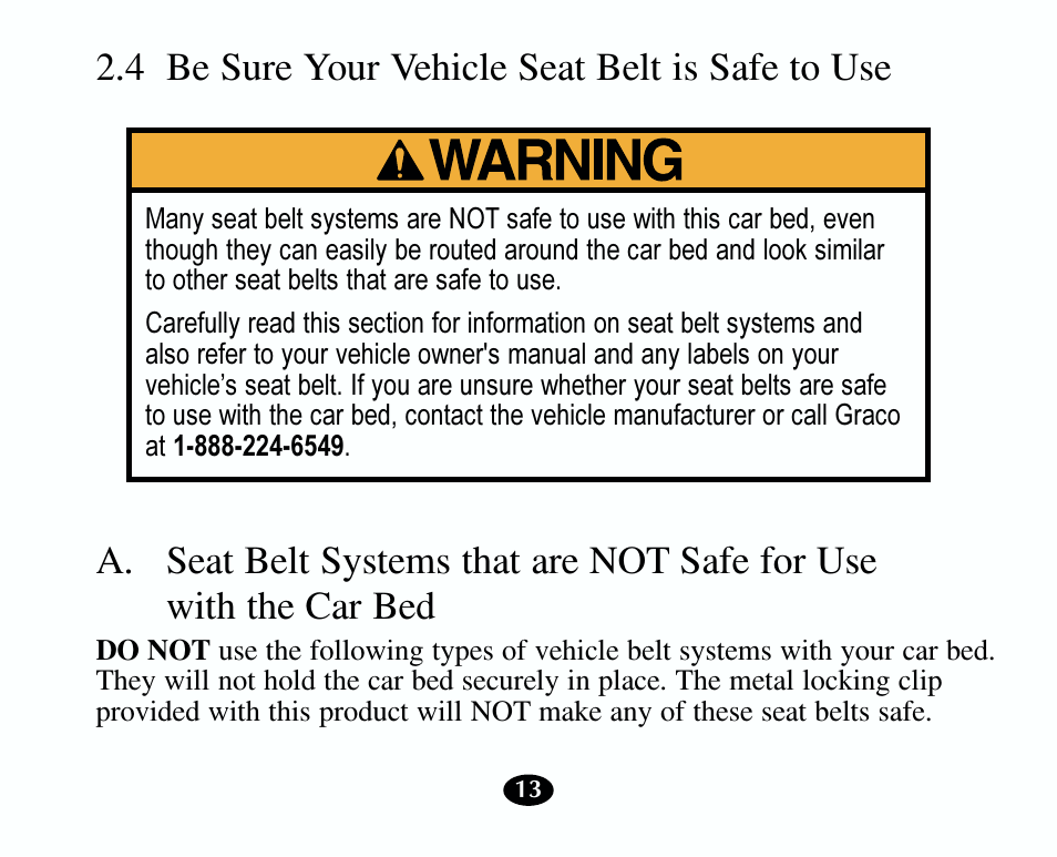 Graco 8403 User Manual | Page 13 / 36