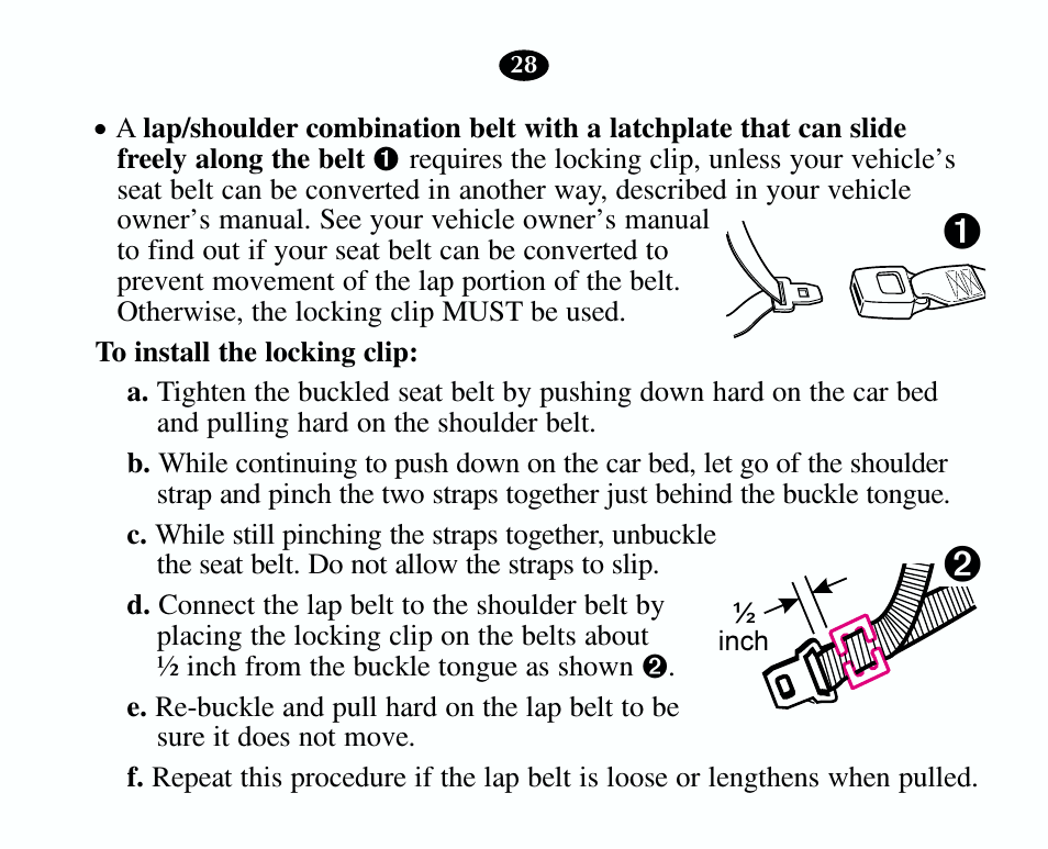 Graco 8403 User Manual | Page 28 / 36