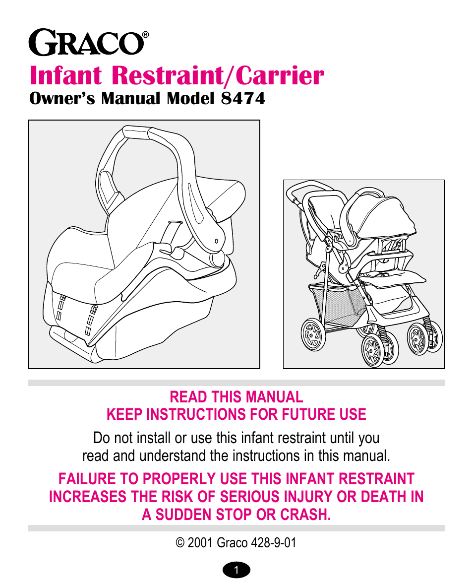 Graco 8474 User Manual | 66 pages