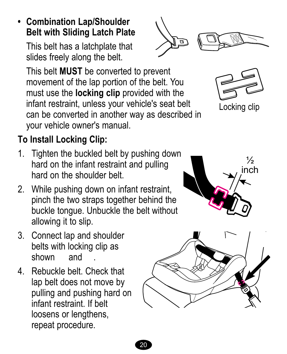 Graco 8474 User Manual | Page 20 / 66