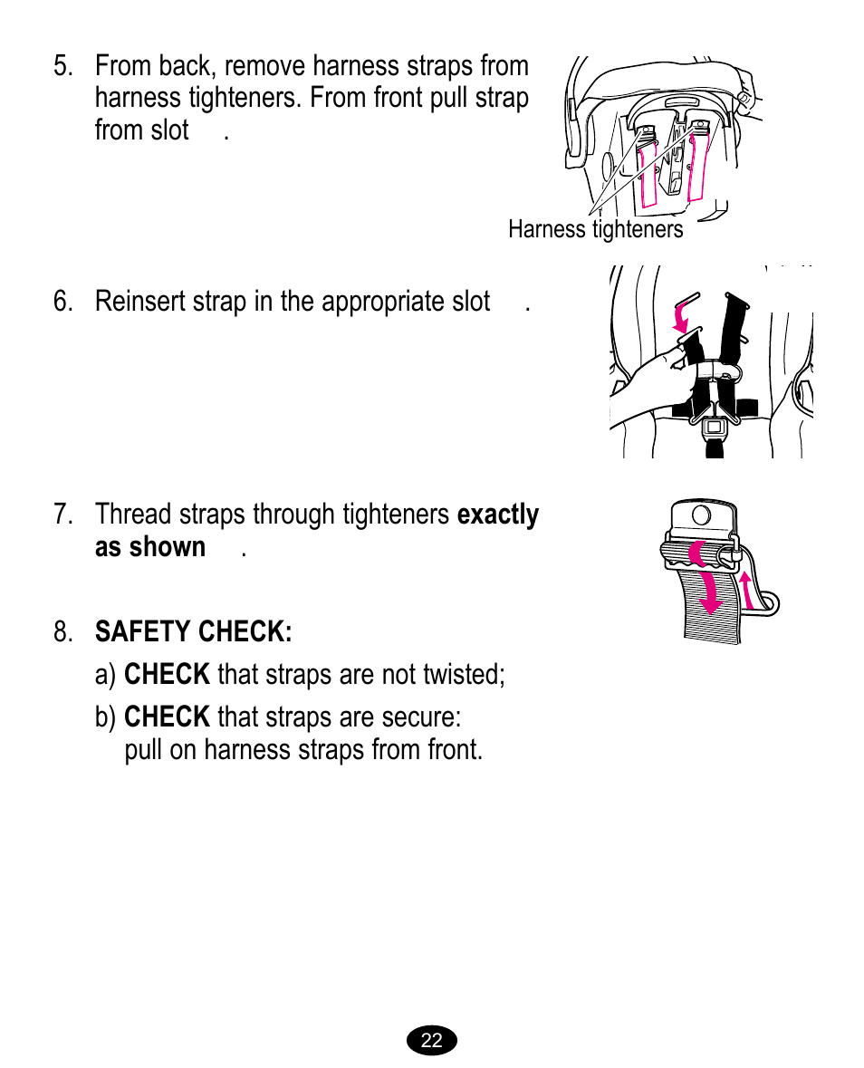 Graco 8474 User Manual | Page 22 / 66