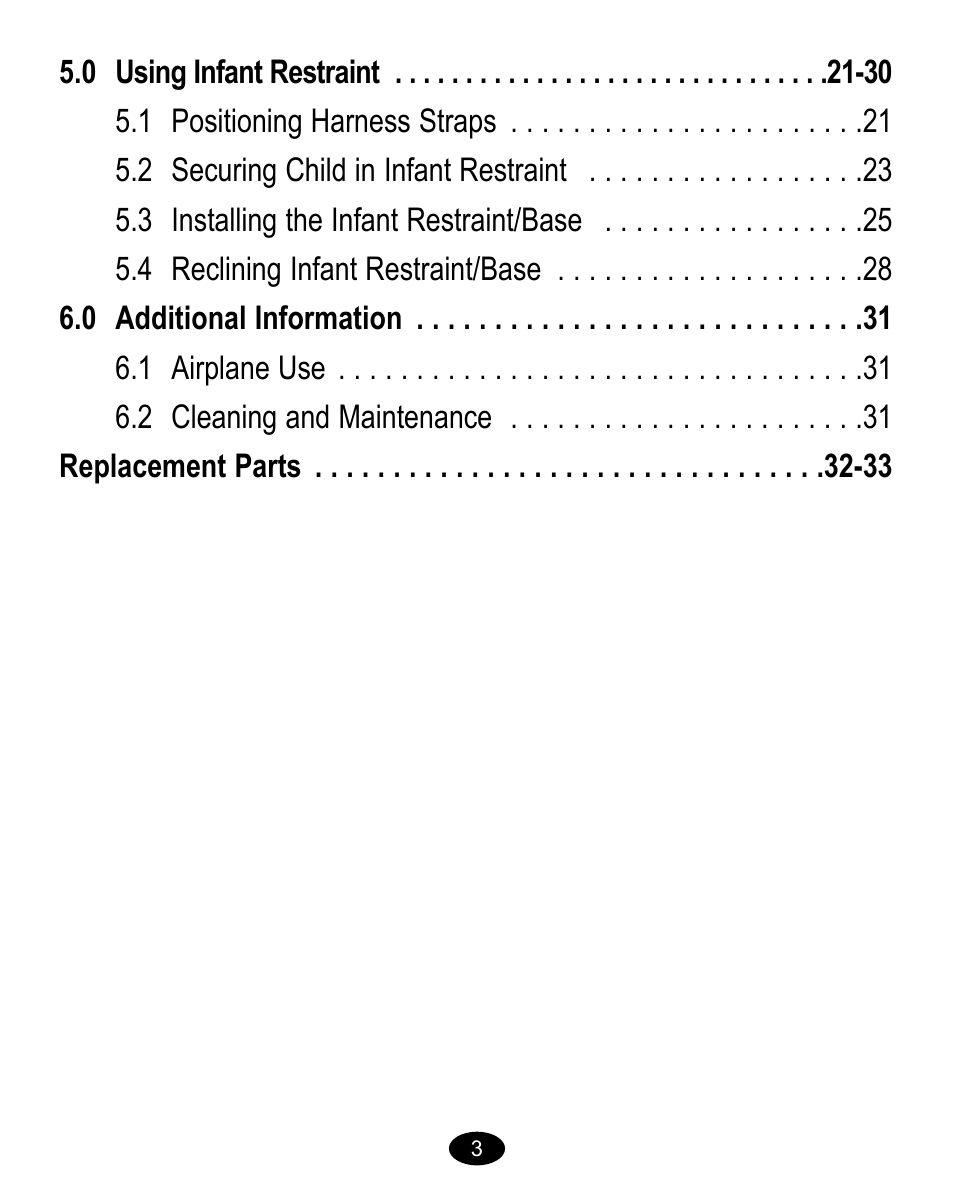 Graco 8474 User Manual | Page 3 / 66