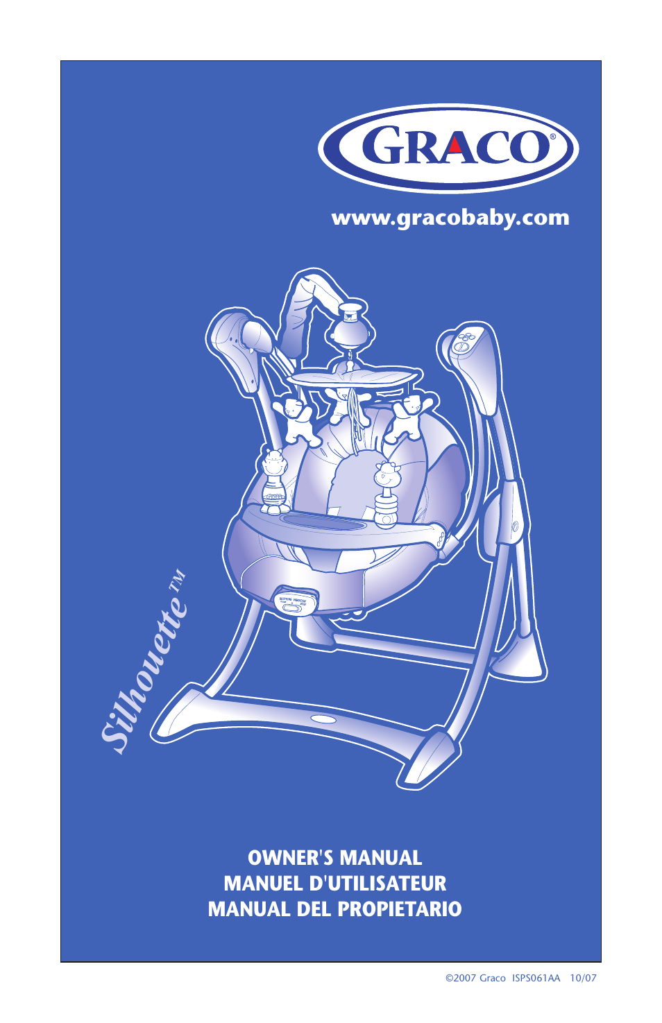 Graco Silhouette Swing User Manual | 44 pages