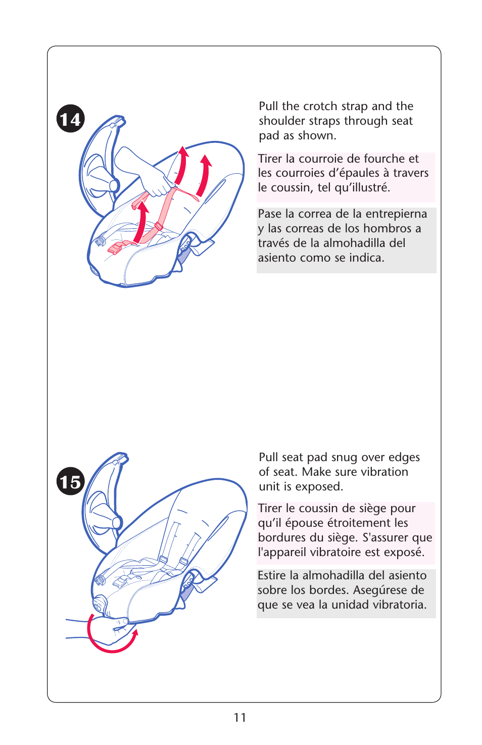 Graco Silhouette Swing User Manual | Page 11 / 44