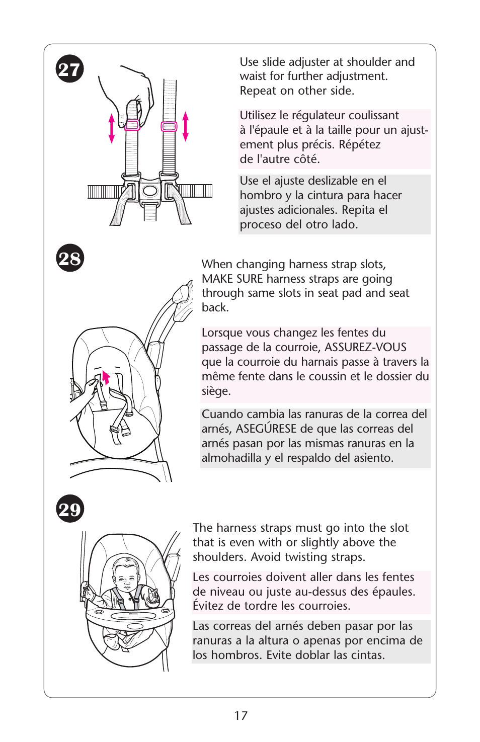 Graco Silhouette Swing User Manual | Page 17 / 44