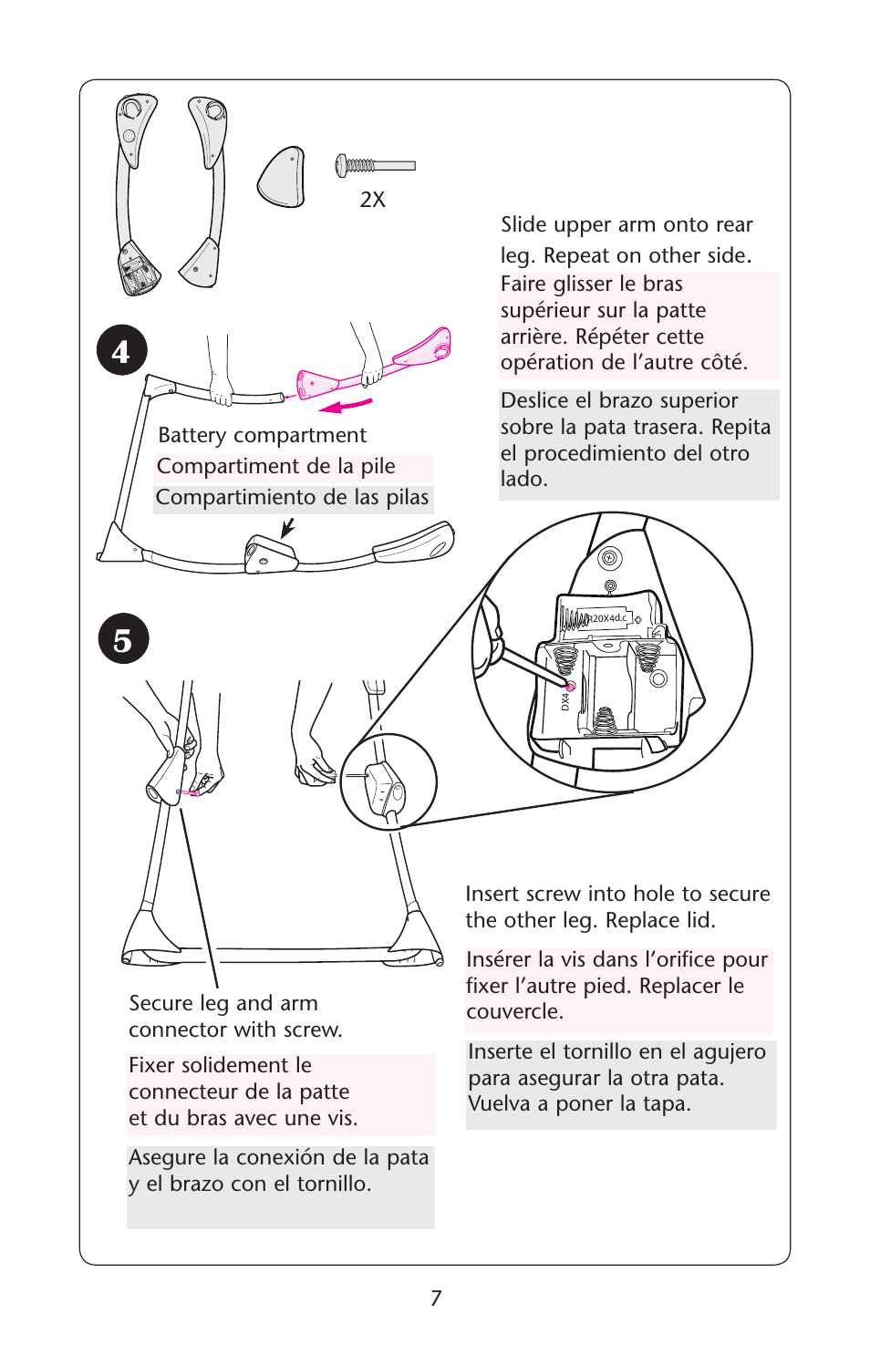 Graco Silhouette Swing User Manual | Page 7 / 44