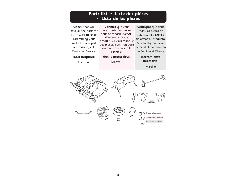 Graco ISPA237AA User Manual | Page 8 / 136
