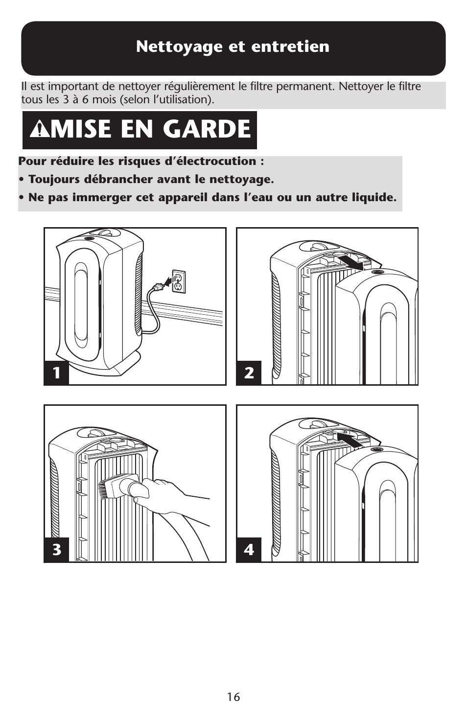 Mise en garde | Graco ISPD024AB User Manual | Page 16 / 20