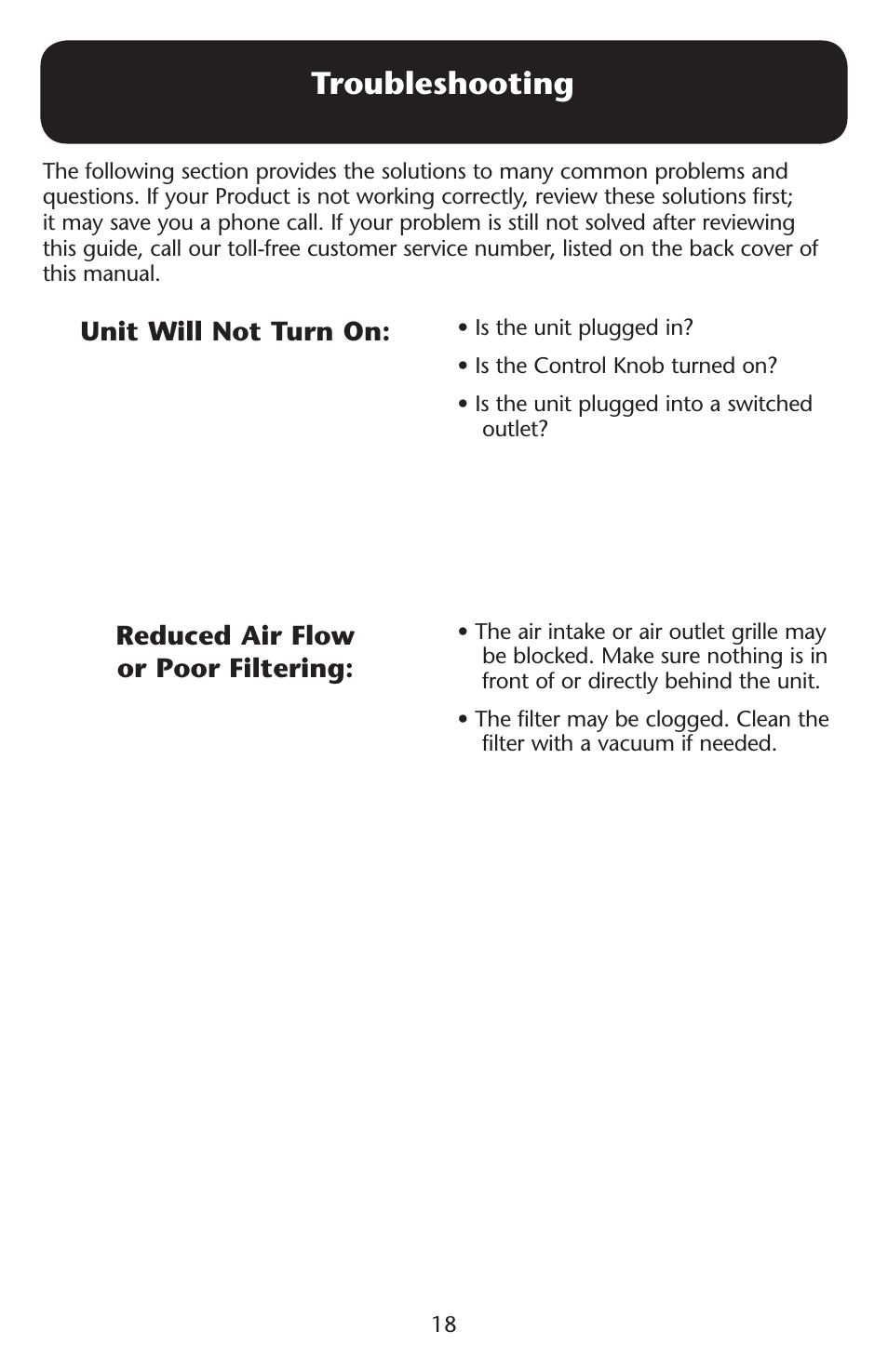 Troubleshooting | Graco ISPD024AB User Manual | Page 18 / 20