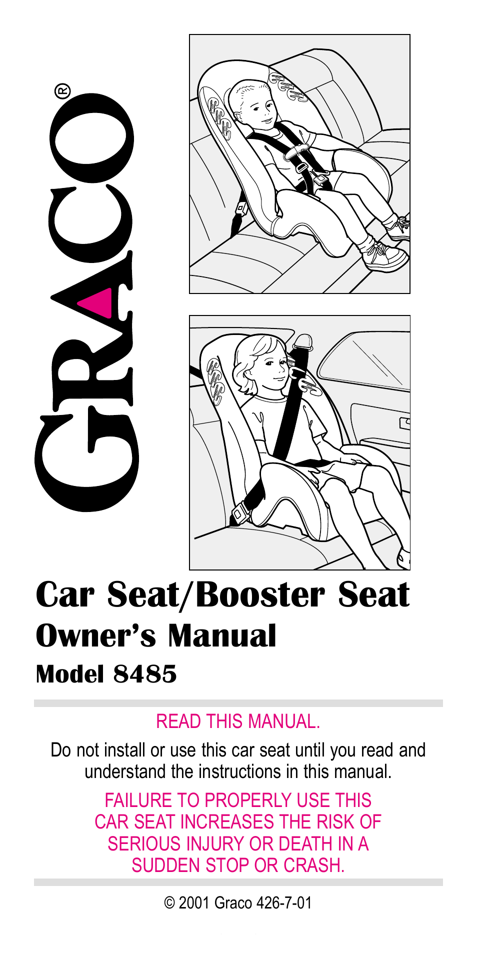 Graco CarGo 8485 User Manual | 68 pages