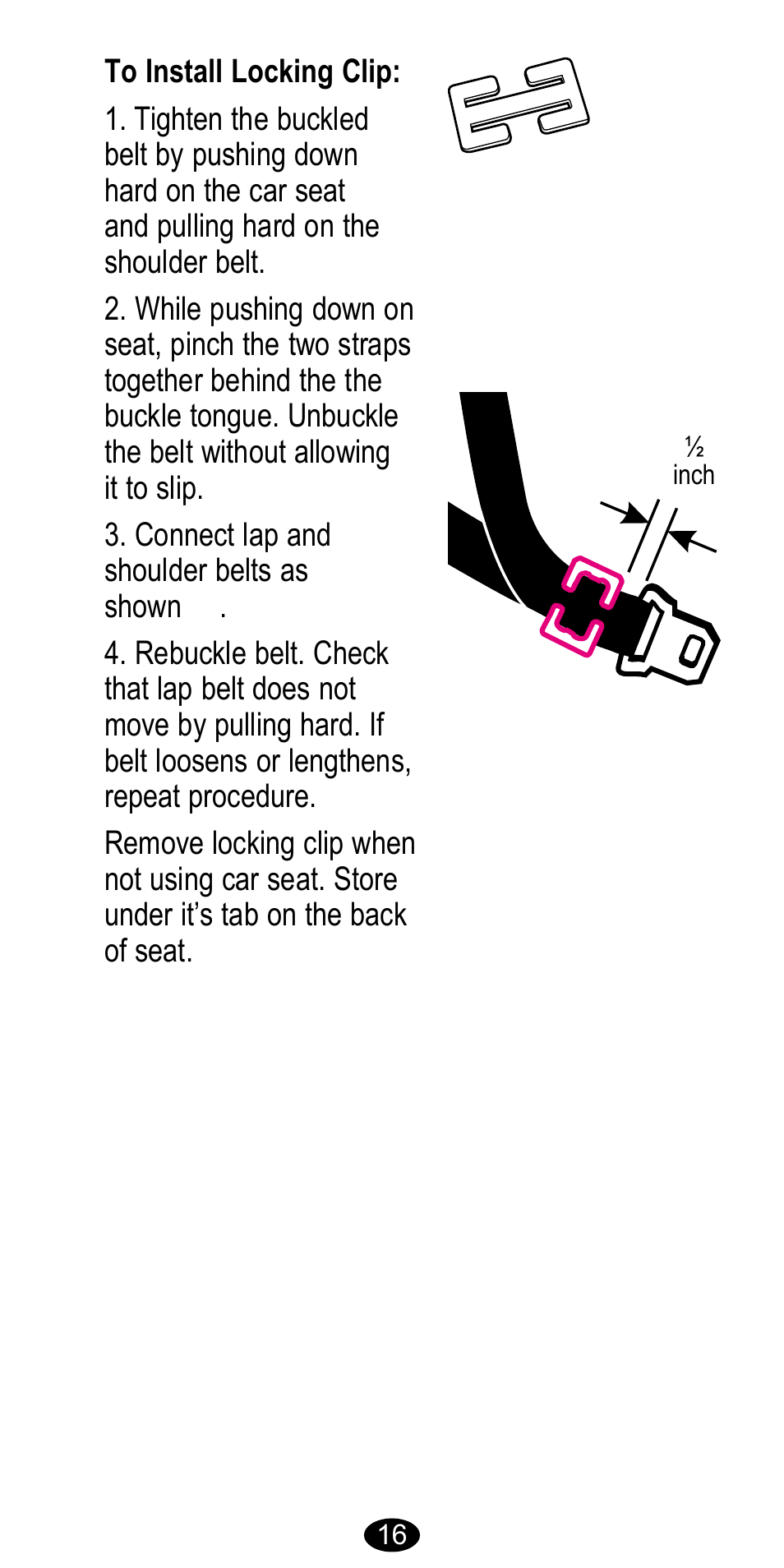 Graco CarGo 8485 User Manual | Page 16 / 68