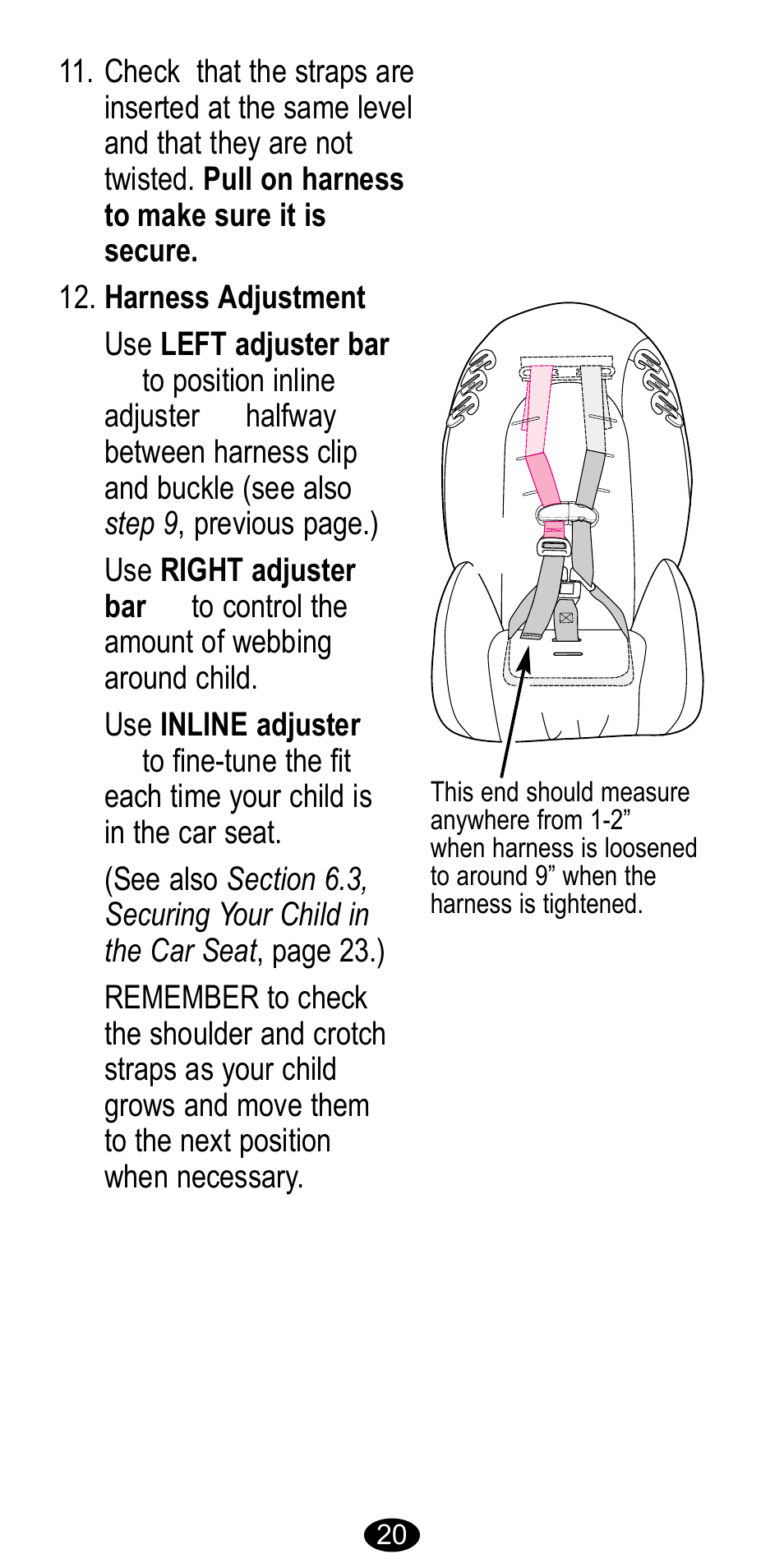 Graco CarGo 8485 User Manual | Page 20 / 68