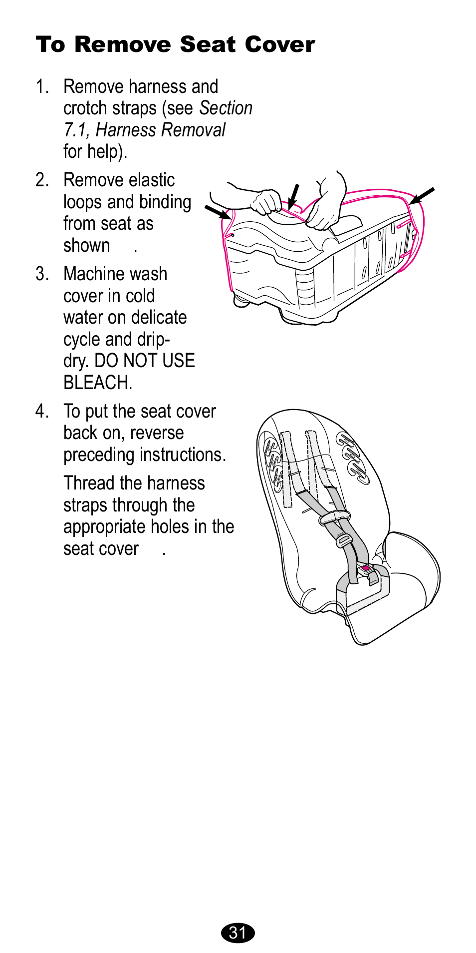 Graco CarGo 8485 User Manual | Page 31 / 68