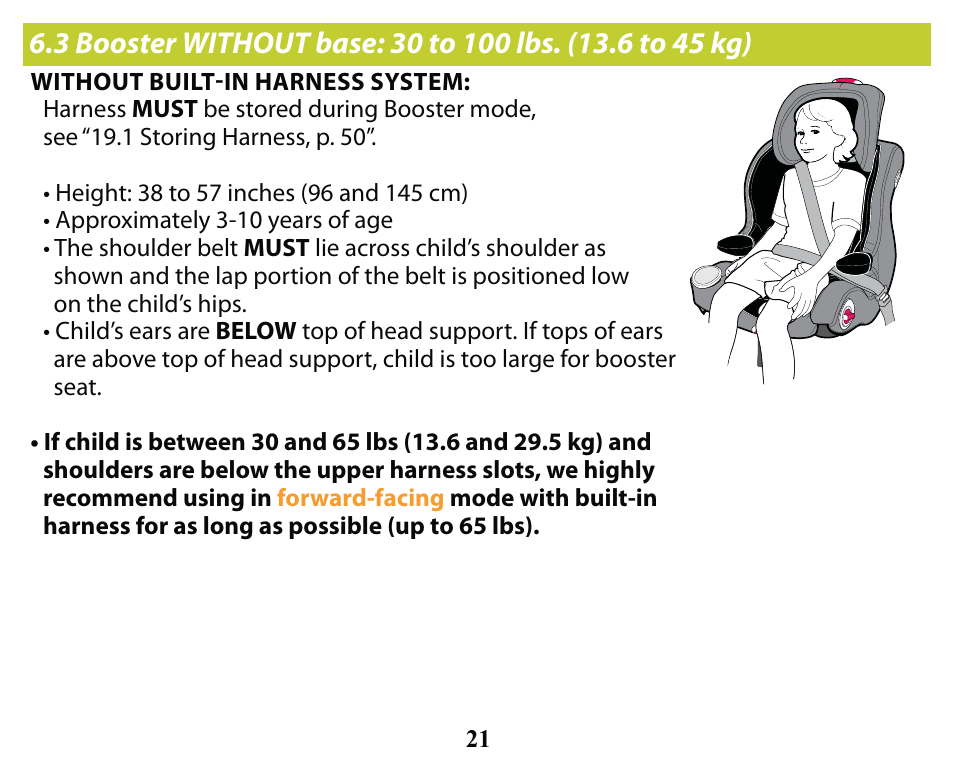 Graco SMART SEAT PD163434A User Manual | Page 21 / 60