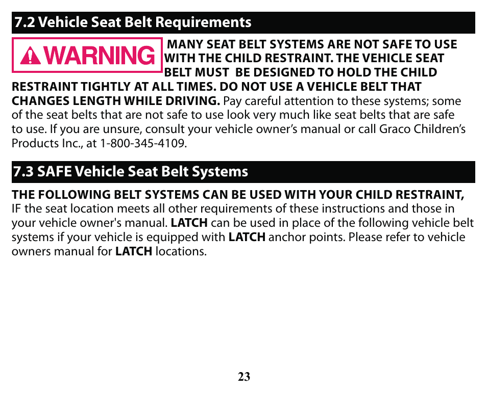 Graco SMART SEAT PD163434A User Manual | Page 23 / 60