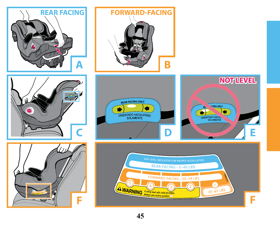 Graco SMART SEAT PD163434A User Manual | Page 45 / 60