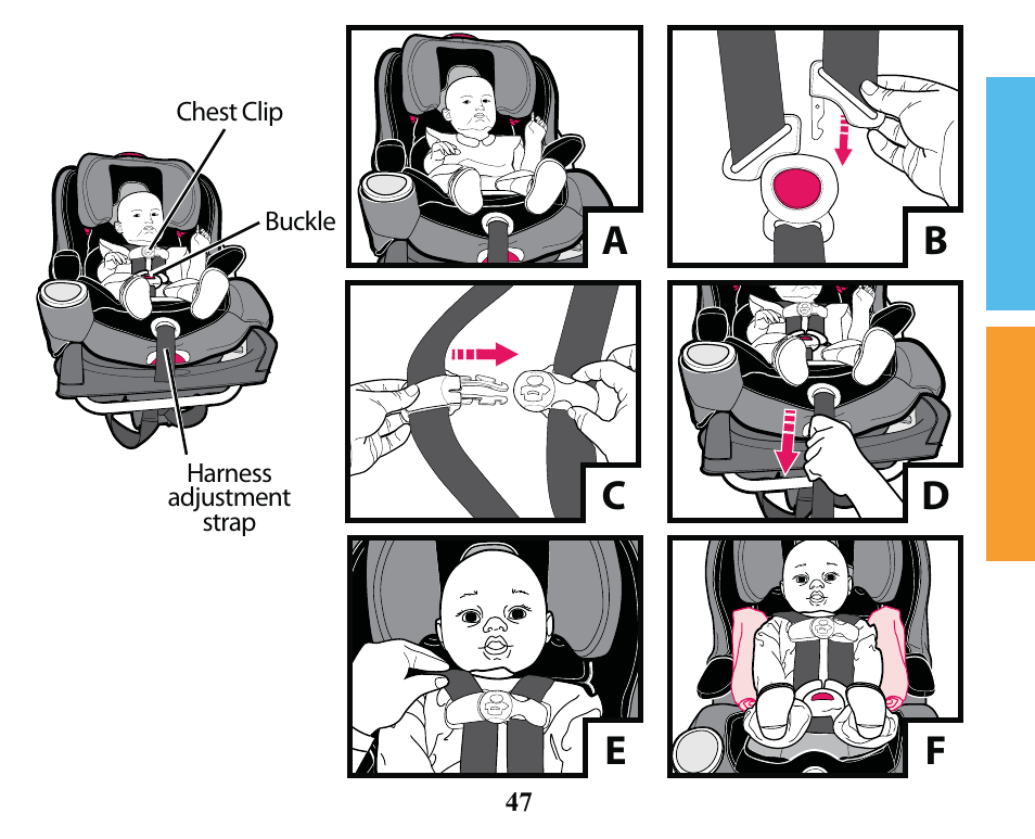 Graco SMART SEAT PD163434A User Manual | Page 47 / 60