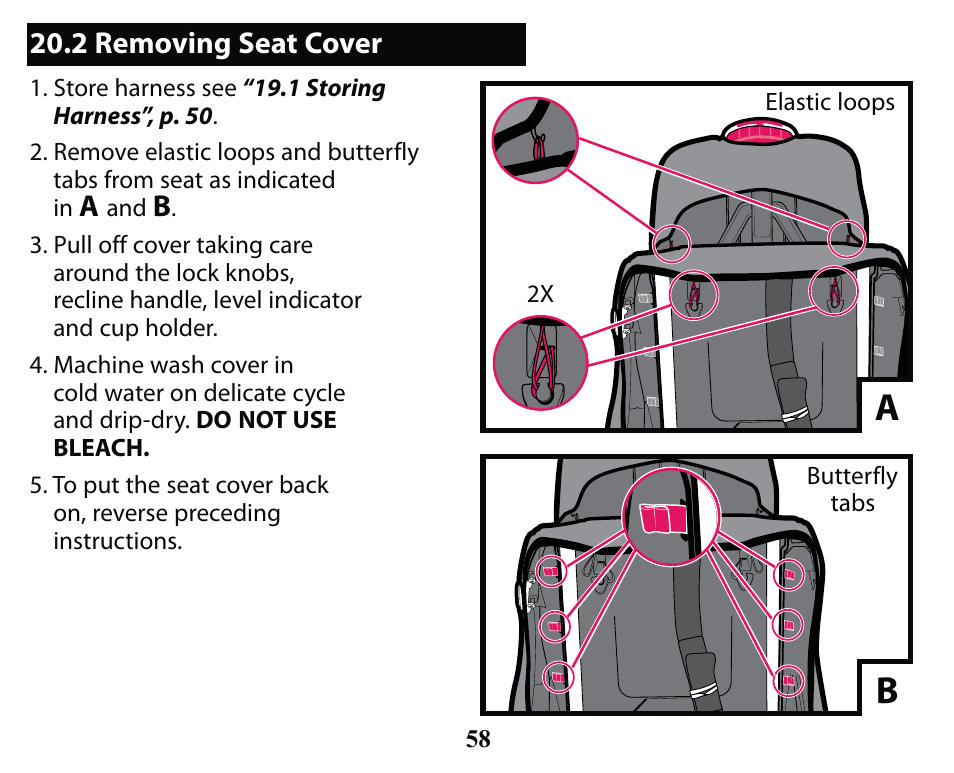 Graco SMART SEAT PD163434A User Manual | Page 58 / 60