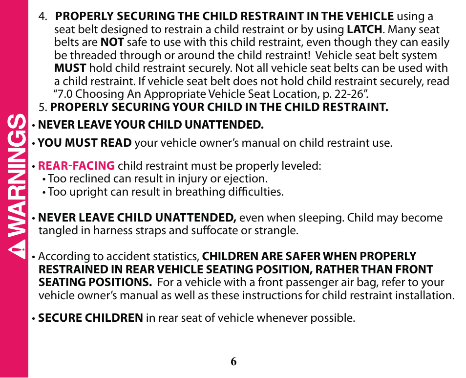 Graco SMART SEAT PD163434A User Manual | Page 6 / 60