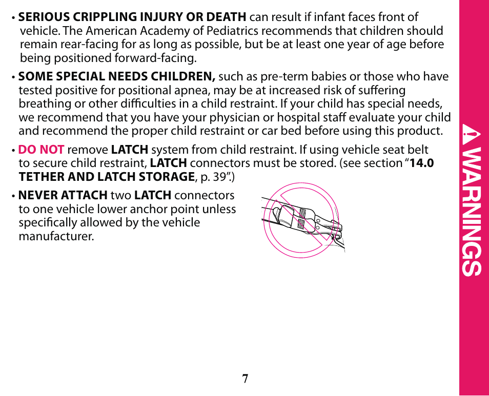 Graco SMART SEAT PD163434A User Manual | Page 7 / 60