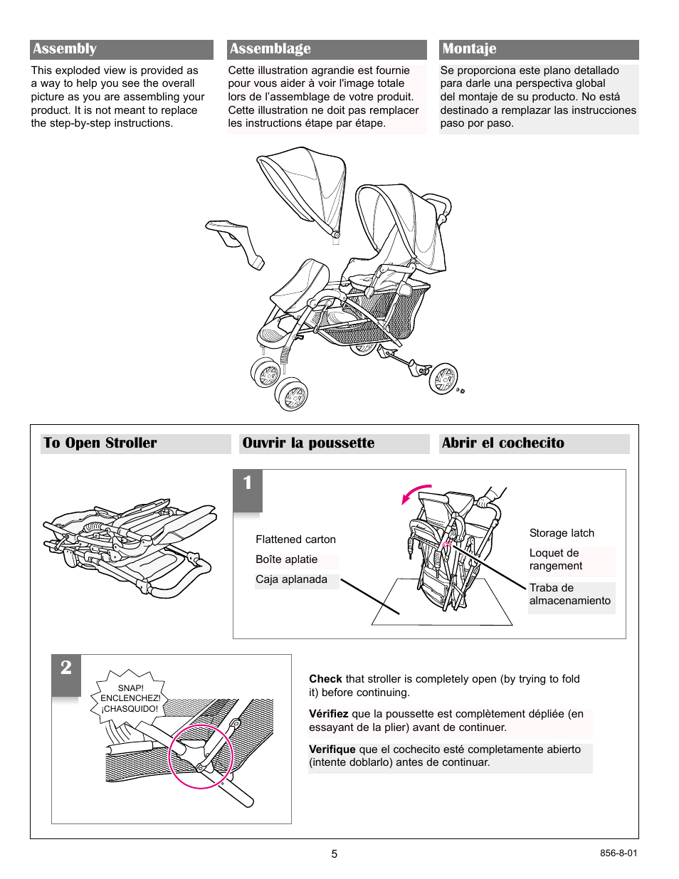 Assembly | Graco 7932 User Manual | Page 10 / 20