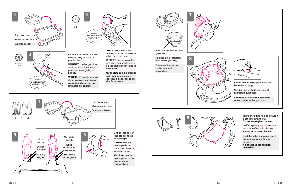 Graco ACTIVITY CENTER 4530 User Manual | Page 13 / 20