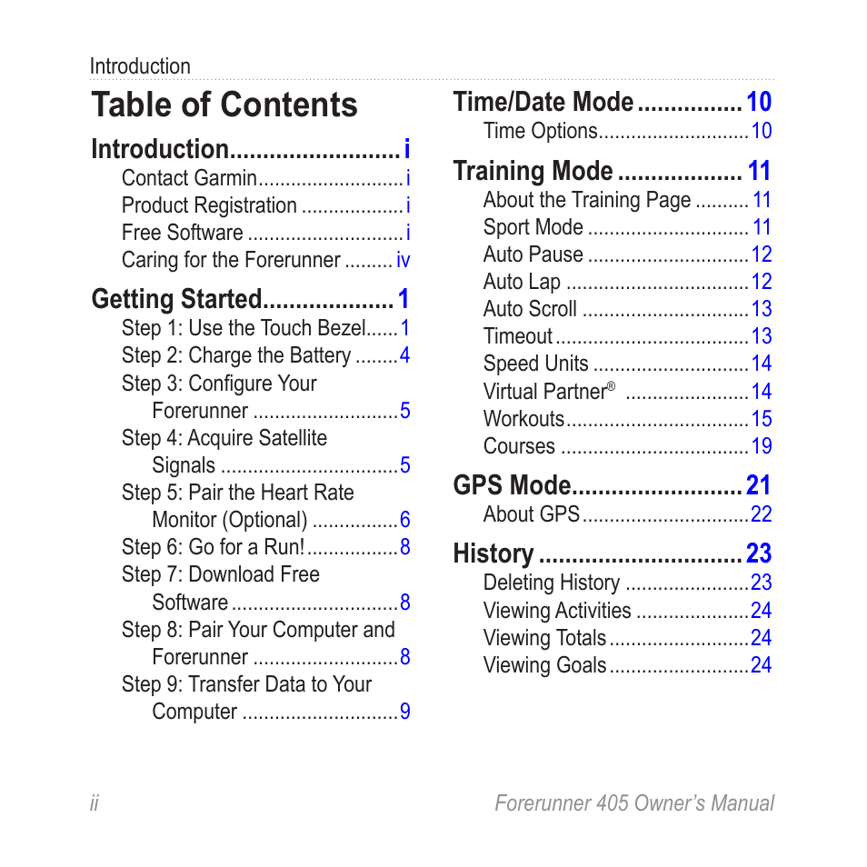 Graco 405 User Manual | Page 4 / 56