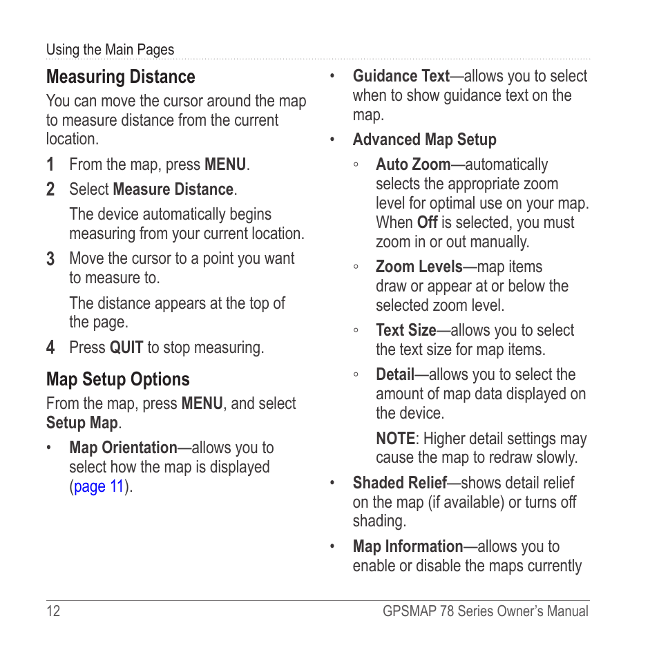 Garmin GPSMAP 78sc User Manual | Page 16 / 48