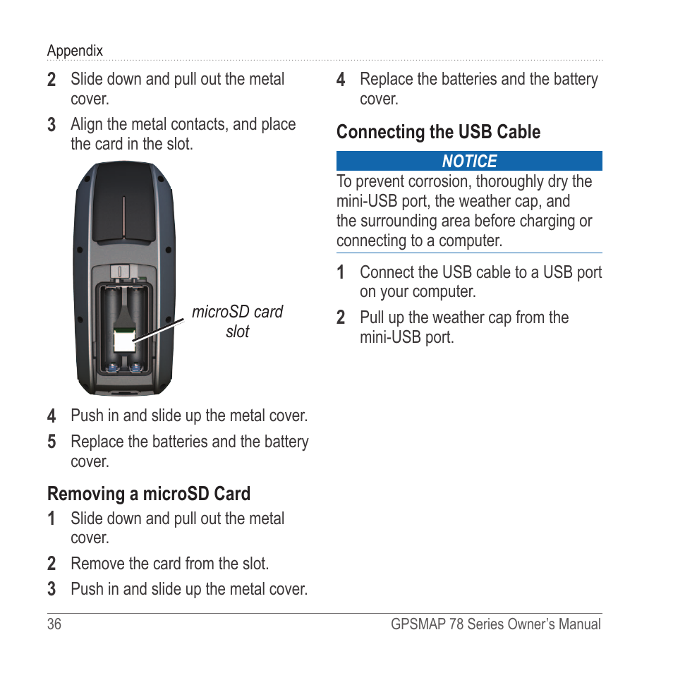 Garmin GPSMAP 78sc User Manual | Page 40 / 48